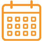 Homepage Calendar orange