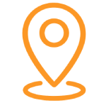 Homepage Map pin orange