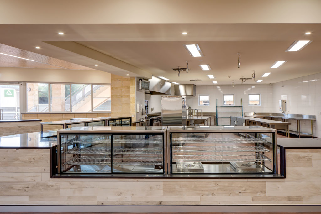 cafeteria fit out at a school