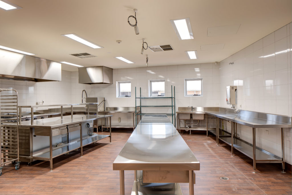 school commercial kitchen