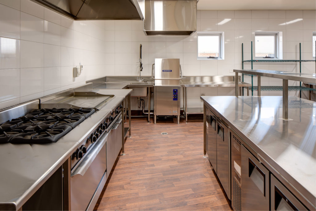 school commercial kitchen