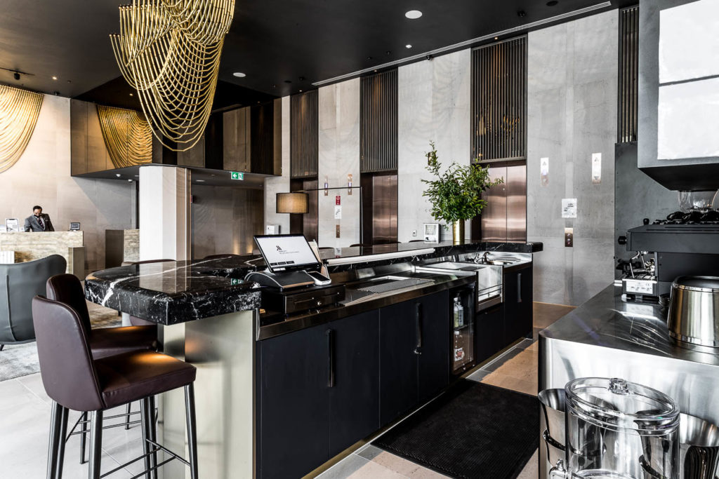 front commercial kitchen