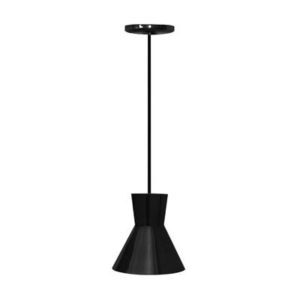 Hanson Brass 300-C-BLK  Series Decorative Ceiling Mounted Heat Lamp Black