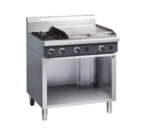 Cobra C9B Combination 2 Burner Gas Cooktop and Griddle (NAT Gas)