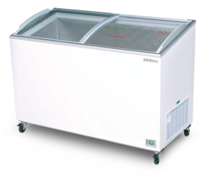Bromic CF0400ATCG 352Lt Curved Glass Chest Freezer