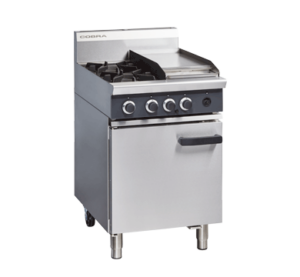 Cobra CR6C 600mm Gas Static Oven Range with Burner and Griddle (NAT Gas)