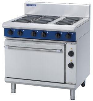 Blue Seal Black Series E506D 6 Element Electric Range on Static Oven