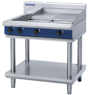Blue Seal Black Series E516B-LS 900mm Electric Combination Cooktop