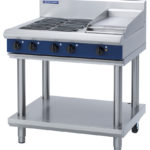 Blue Seal Black Series E516C-LS 900mm Electric Combination Cooktop