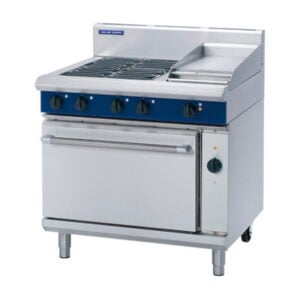 Blue Seal Black Series E56C Electric Combination 4 Element and Griddle Oven Range