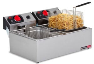 Anvil Countertop FFA0002 Double Pan Deep Fryer