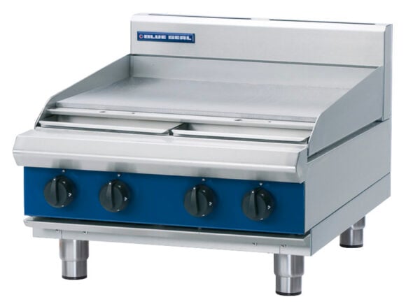 Blue Seal Black Series G514B-B 600mm Gas Griddle (NAT Gas)