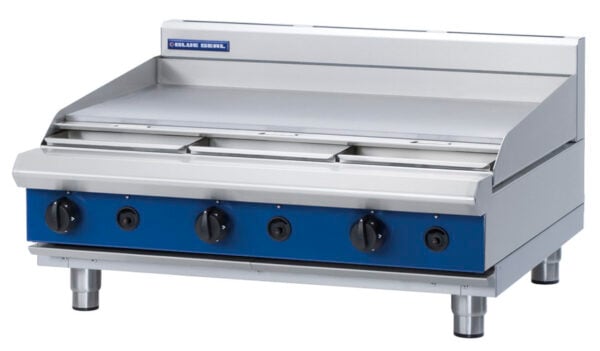 Blue Seal Black Series G516A-B 900mm Benchtop Gas Griddle (NAT Gas)