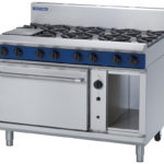 Blue Seal Black Series G58D Gas 8 Burner on Convection Oven (NAT Gas)
