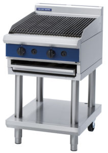 A Guide to Chargrills & Charbroilers for Commercial Kitchens Blue Seal Black Series G594-LS 600mm Gas Chargrill (NAT Gas)