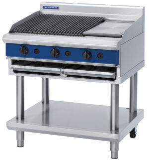 Blue Seal Black Series G596-LS 900mm Gas Chargrill (NAT Gas)