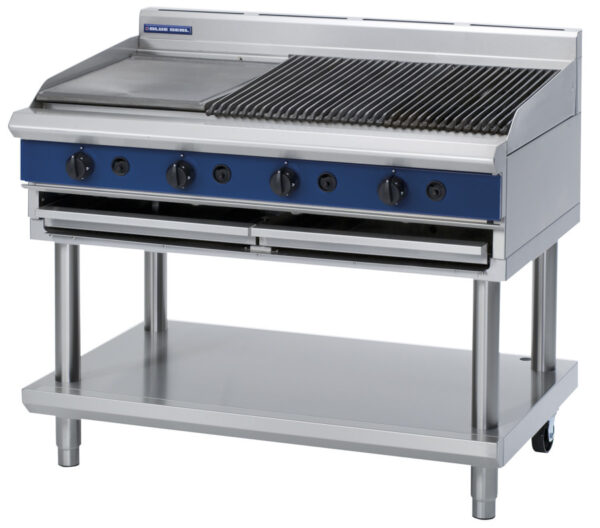 Blue Seal Black Series G598-LS 1200mm Gas Chargrill (NAT Gas)