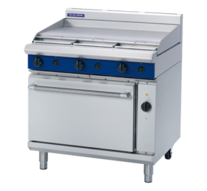 Blue Seal Black Series GE56A 900mm Gas Griddle on Convection Oven (NAT Gas)