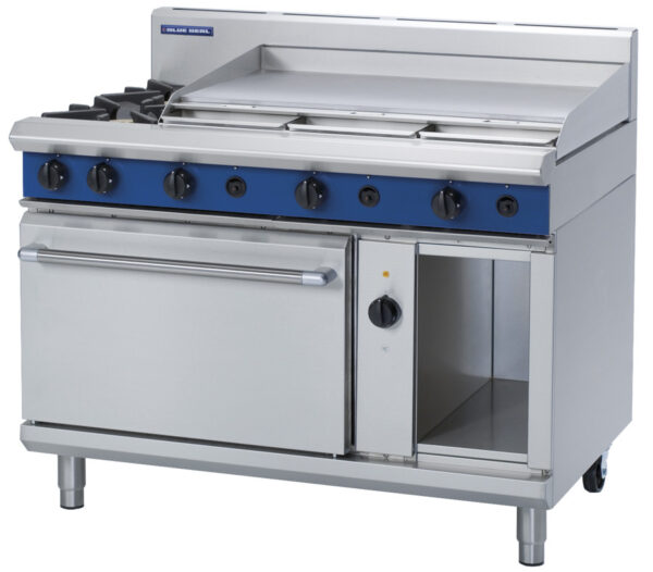 Blue Seal Black Series GE58A  1200 mm Gas Combination Cooktop (NAT Gas)