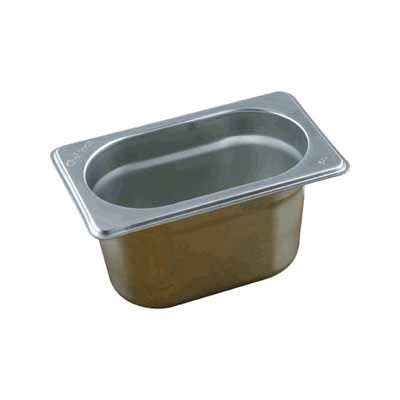 Gastronorm GP19100 Stainless Steel Gastronorm Pan 176x108x100mm Gastronorm GP19100 Stainless Steel Gastronorm Pan 176x108x100mm