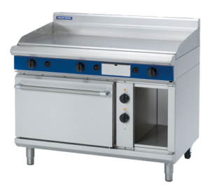 Blue Seal Black Series GPE508 1200mm Gas Griddle Electric Static Oven (NAT Gas)