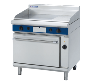 Blue Seal Black Series GPE56 900mm Gas Griddle Electric Convection Oven (NAT Gas)