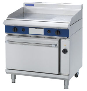 Blue Seal Black Series GPE56 900mm Gas Griddle Electric Convection Oven (LPG Gas)