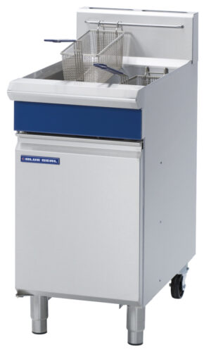 Blue Seal Black Series GT45 450mm Gas Deep Fryer (NAT Gas)
