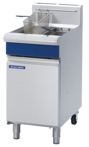 Blue Seal Black Series GT46 450mm Gas Deep Fryer (NAT Gas)