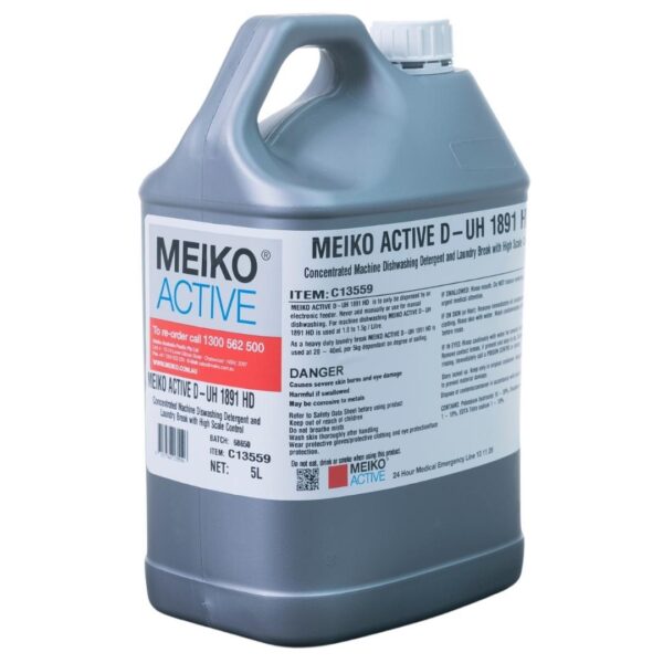 Liquid Dishwasher Detergent. (1 Box of 2 x 5Lt) Meiko