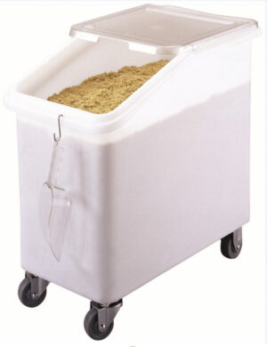 Ozti OZP-IBS-102 Mobile Sloped Top Ingredient Bin