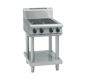 Waldorf RN8403E-LS 600mm Electric 2 Burner Cooktop with 300mm Griddle