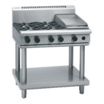 Waldorf RN8603G-LS Gas Combination 4 Burner and Griddle (LPG Gas)