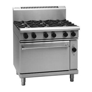 Waldorf RN8619GEC 900mm Gas Griddle Electric Convection Oven (LPG Gas)
