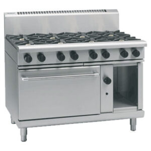 Waldorf RN8813G Gas Combination 6 Burner and Griddle Static Oven (NAT Gas)