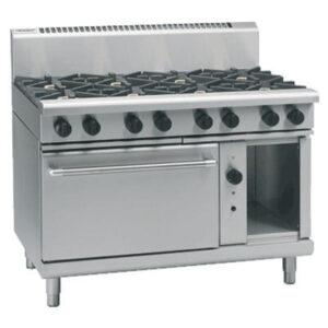 Waldorf RN8813GC Gas Combination 6 Burner and Griddle Convection Oven (NAT Gas)