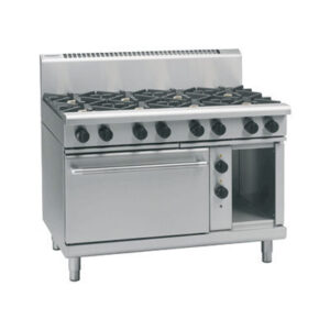 Waldorf RN8819GC Gas Combination 2 Burner and Griddle Static Electric Oven (LPG Gas)