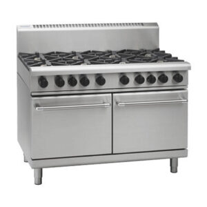 Waldorf RN8823G Gas Double Static Oven 6 Burner 300 Griddle Range (NAT Gas)