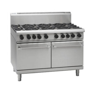 Waldorf RN8826G Gas Double Static Oven 4 Burner 600 Griddle Range (LPG Gas)