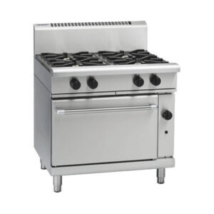 Waldorf RN8910GC Gas Convection Oven Extra Wide 4 Burner Range (NAT Gas)