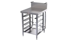 Simply Stainless SBM.BR.6.0650 650mm Single Bar Module with Basket Rack