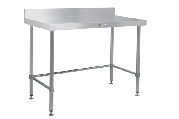Simply Stainless SS02.6.1200LB  1200x600mm Wall Bench with Leg Brace