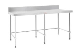 Simply Stainless SS02.6.2100LB 2100x600mm Wall Bench with Leg Brace