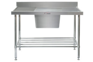 Simply Stainless SS05.6.1800.C 1800x600mm Sink Bench Centre Bowl