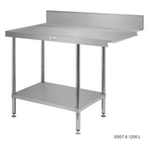 Simply Stainless SS07.7.1200.L 1200x700mm Left Hand Dishwasher Outlet Bench