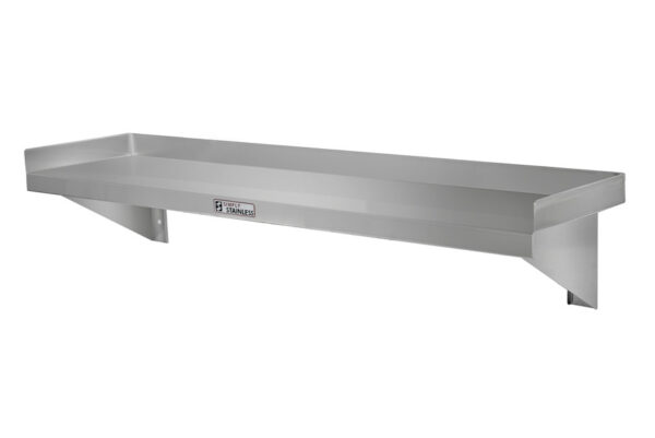 Simply Stainless SS10.2400  2400x300mm Solid Wall Shelf