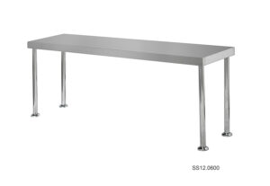 Simply Stainless SS12.1800 1800x300mm Bench Mounted Over Shelf