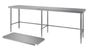 Simply Stainless SS21.6.1500 1500x526mm Solid Undershelf