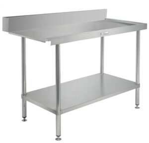 Simply Stainless SS07.7.1500.R 1500x700mm Dishwasher Outlet Bench