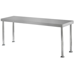 Simply Stainless SS12.2400 2400x300mm Bench Mounted Over Shelf